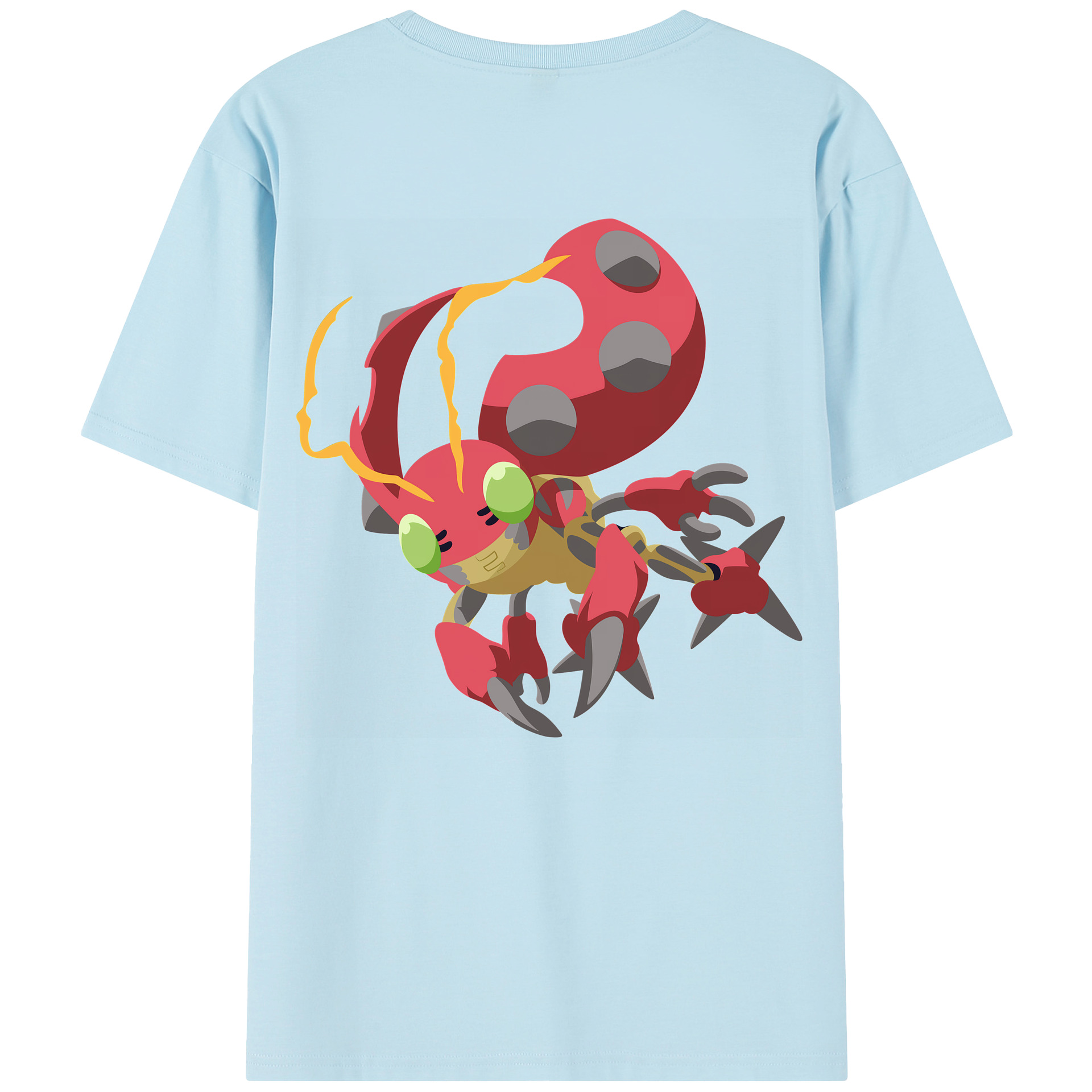 （画像用） Digimon デジタルモンスター/デジモン 綿100％半袖Tシャツ（背面プリント）